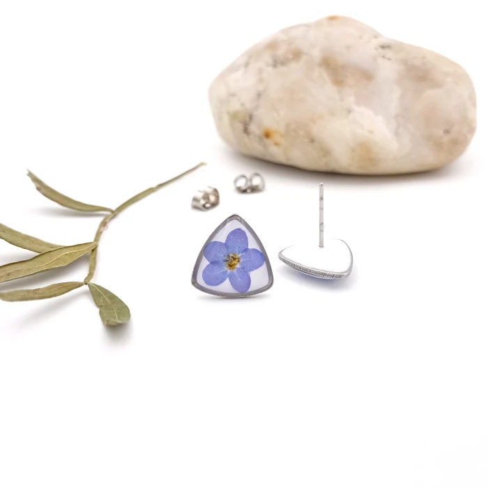 Náušnice - Mini trojuholníky 2