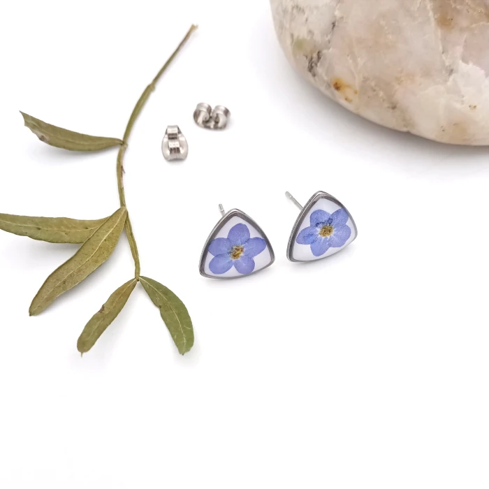 Náušnice - Mini trojuholníky 2