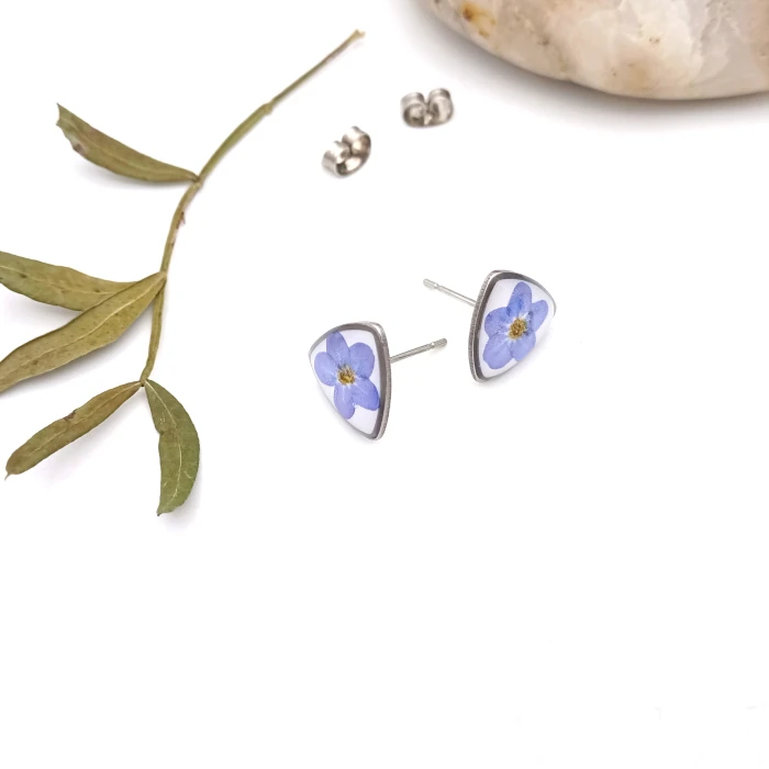 Náušnice - Mini trojuholníky 2