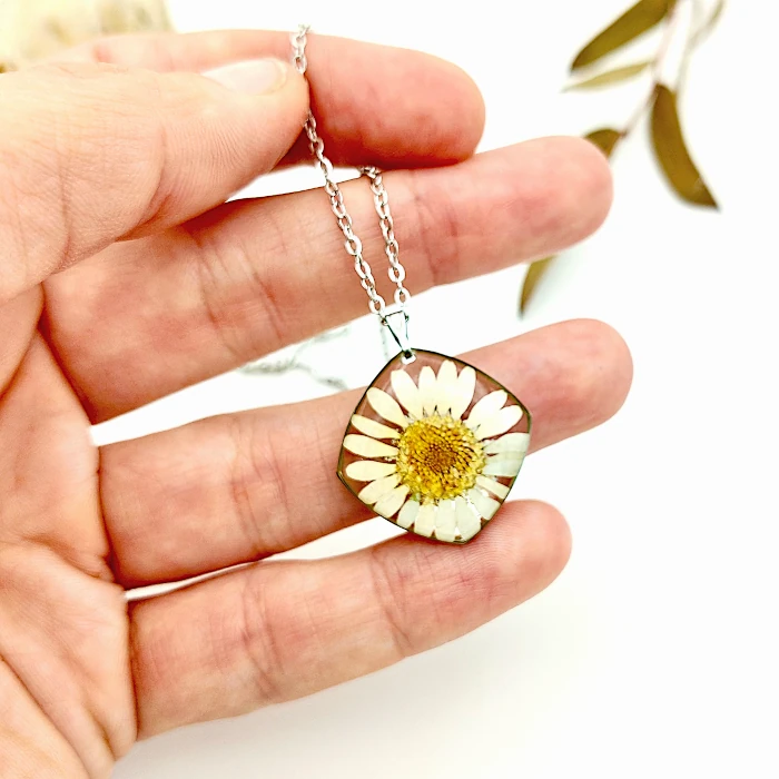 Náhrdelníky - Margarétka 3