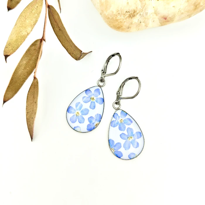 Náušnice - Nezábudkové 7