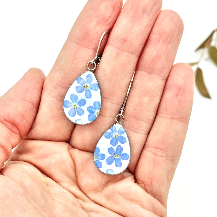 Náušnice - Nezábudkové 7