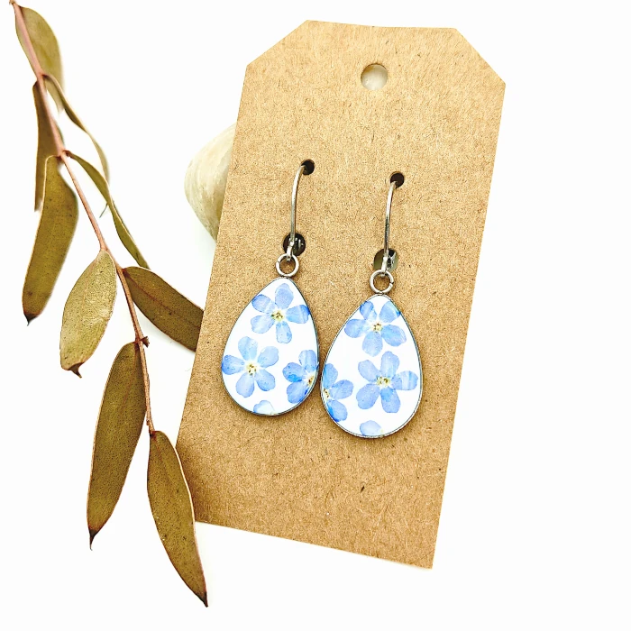 Náušnice - Nezábudkové 7