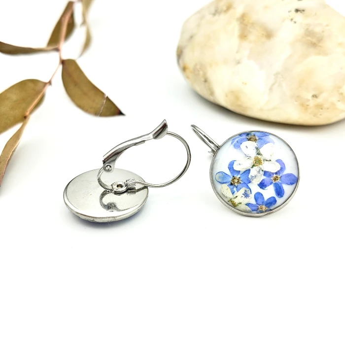 Náušnice - Nezábudkové 8