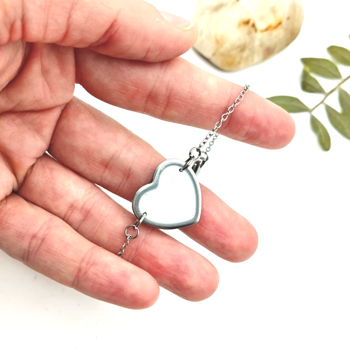 Náramky - Nezábudka v srdci